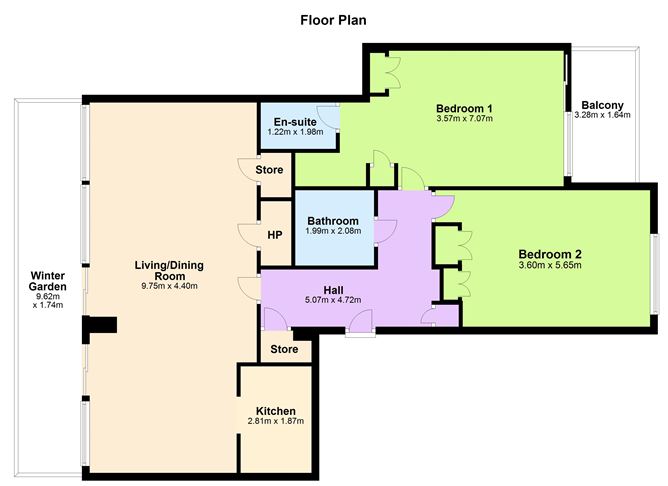 Floor plan — 47 The Bay, Merrion Road, Dublin 4