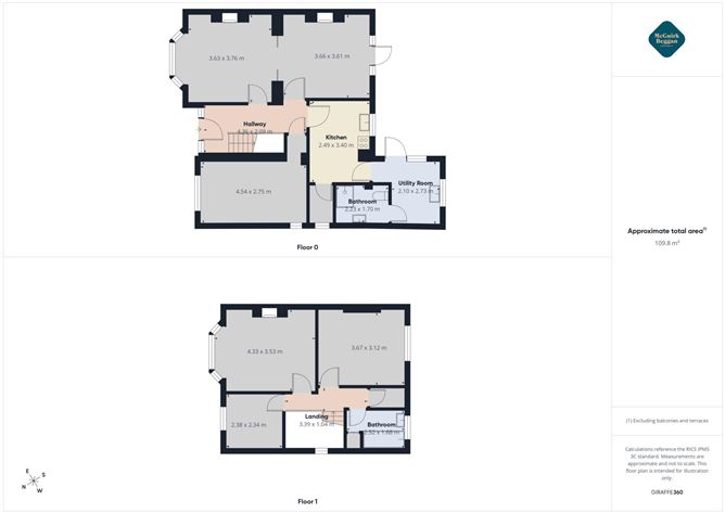 Floor plan — Carraig Ban, 111 Kimmage Road West, Kimmage, Dublin 12