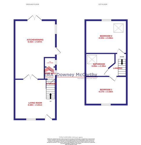 Floor plan — 42 Kerryhall Road, Fairhill, Cork