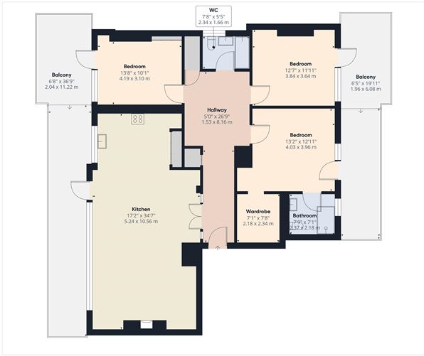 22 East Courtyard, Tullyvale, Cabinteely, Dublin 18, Cherrywood, County Dublin