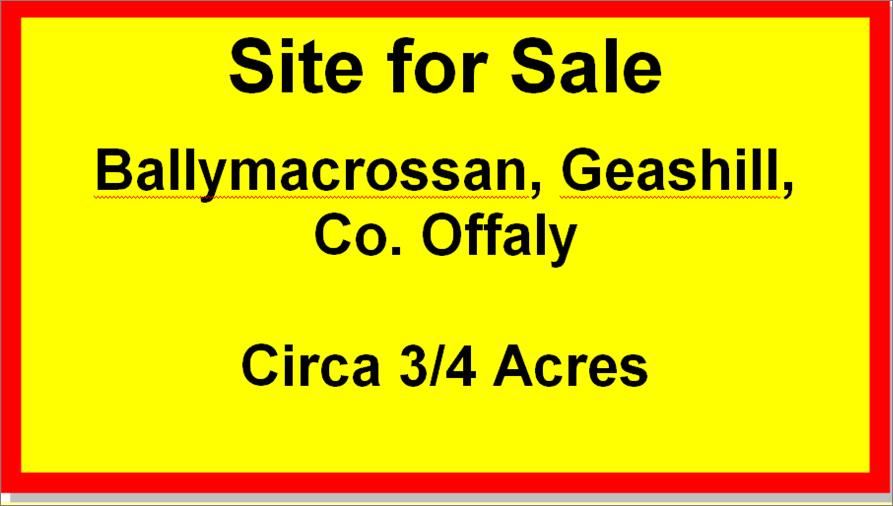 Ballymacrossan, Geashill, Offaly
