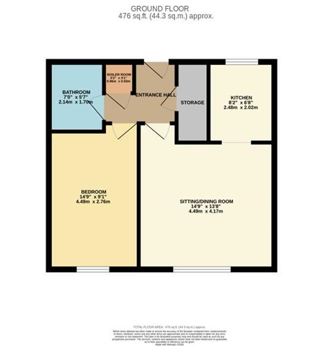 Floor plan — 243 The Tramyard, Inchicore, Dublin 8