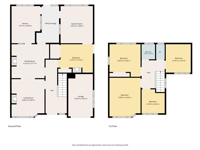 Floor plan — 142 Lower Kilmacud Road, Stillorgan, County Dublin