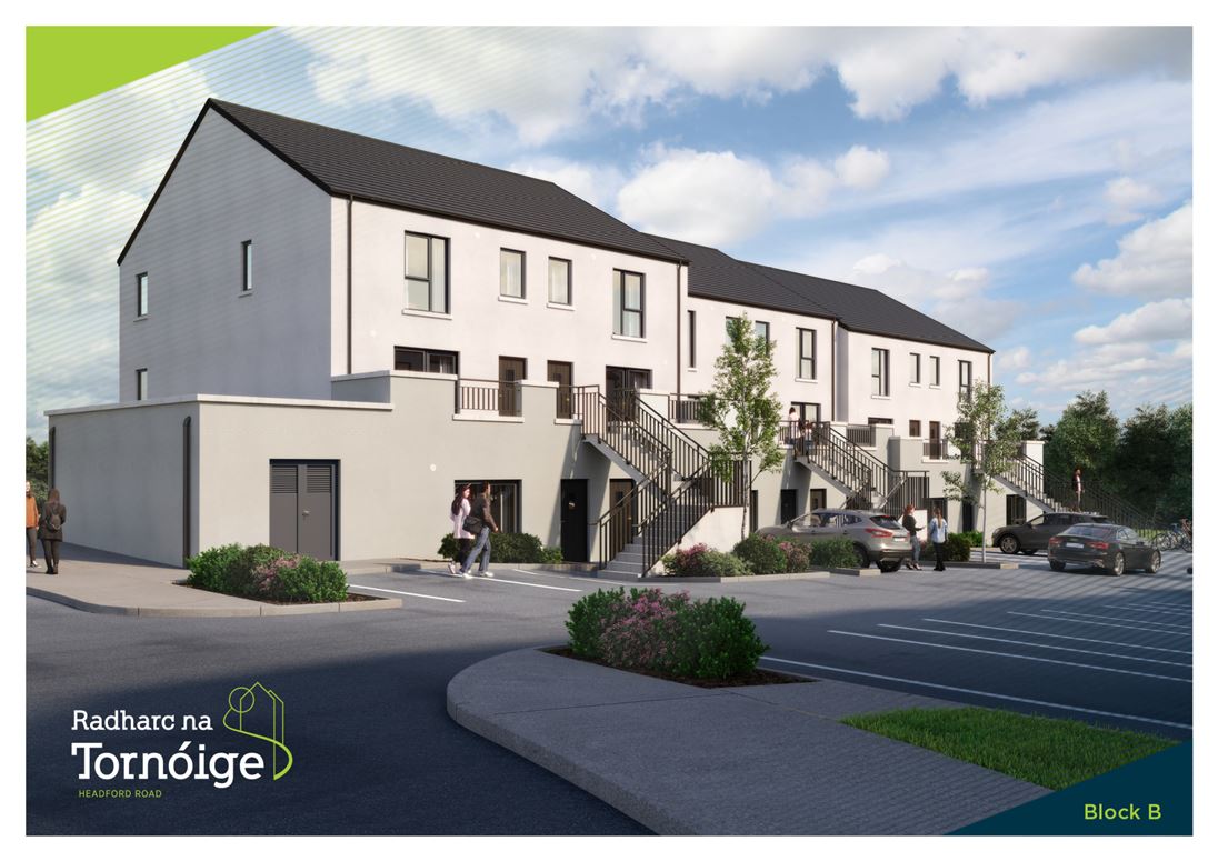 2 Bedroom Ground Floor Apartment, Radharc na Tornóige, Headford Road, Galway