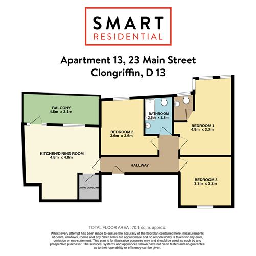Apt 13, 23 Main Street, Clongriffin, Dublin 13