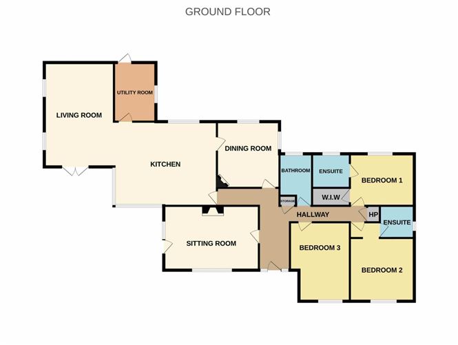 Floor plan — Dun Saoibhe, Ahadallane, Donoughmore, Co. Cork