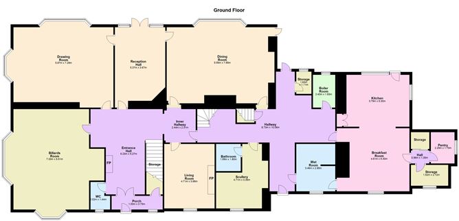 'Claragh House' On c. 21.49 Acres, Ramelton, County Donegal