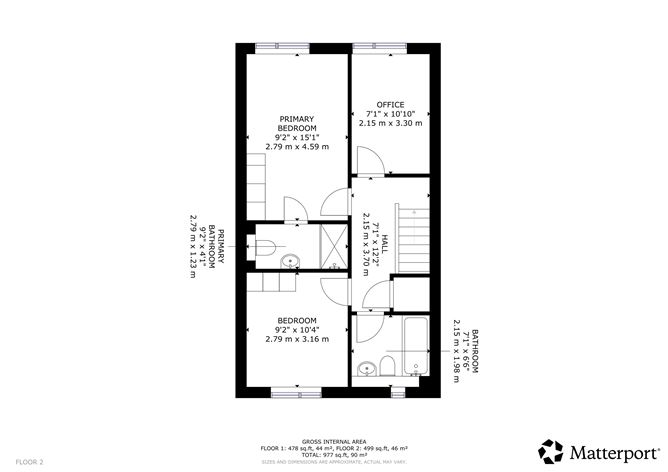 Floor plan — 46 Dun Rioga Crescent, Dunshaughlin, Meath