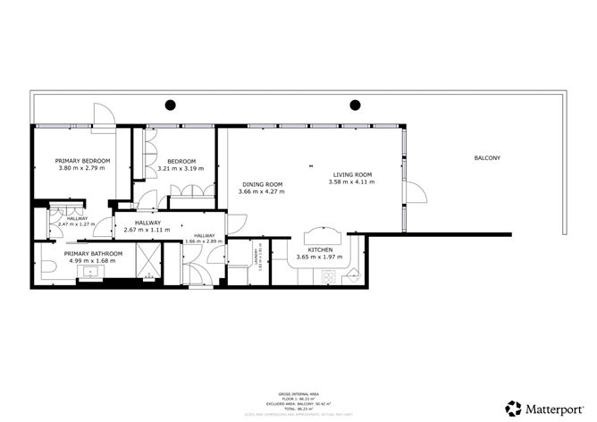 Floor plan — Penthouse Apartment 18, Pavilion 2, Marine Road, Dun Laoghaire, Co. Dublin
