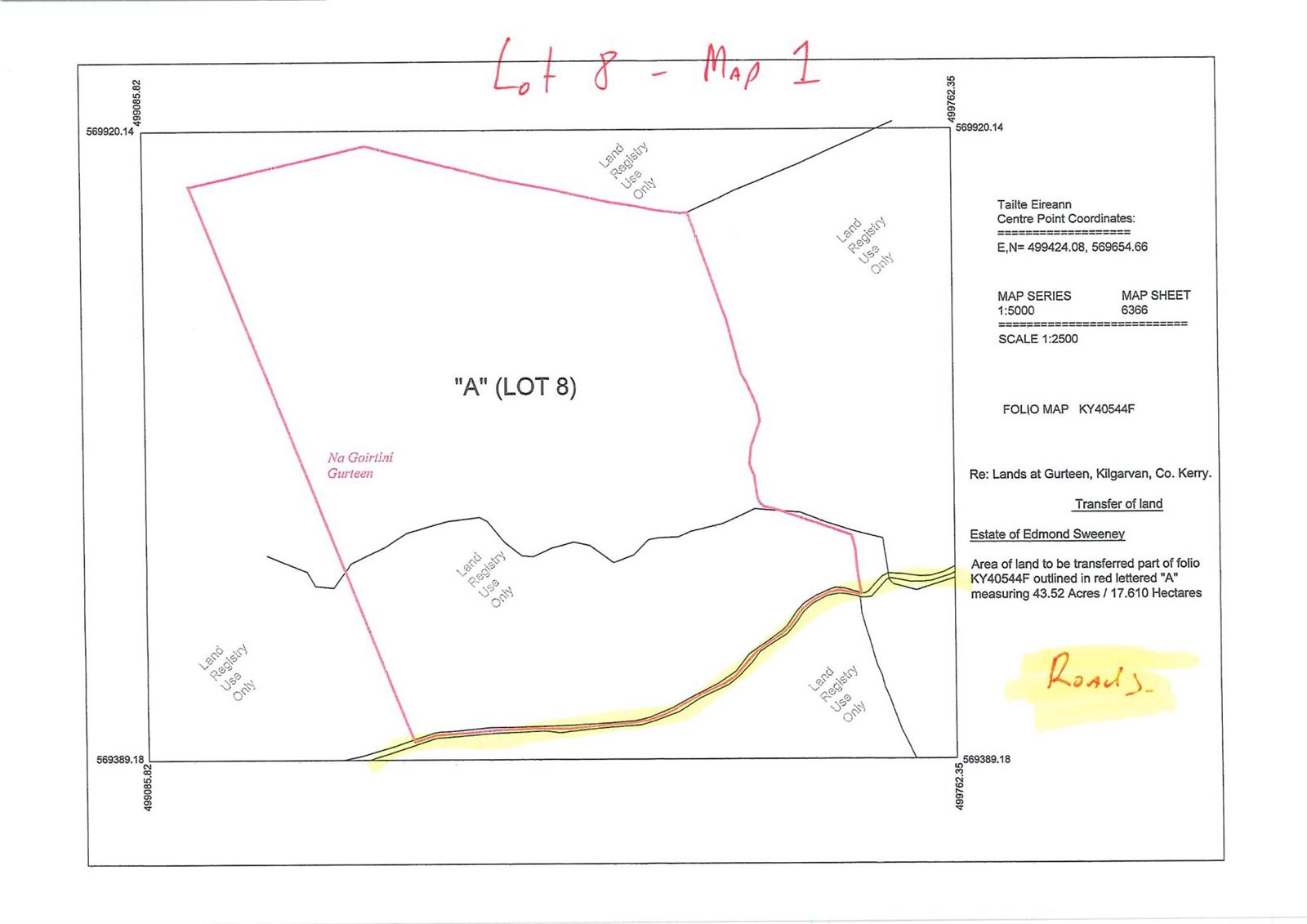 Lot 8, Gurteen, Kilgarvan, Co. Kerry Lot 8, Gurteen, Kilgarvan, Co. Kerry