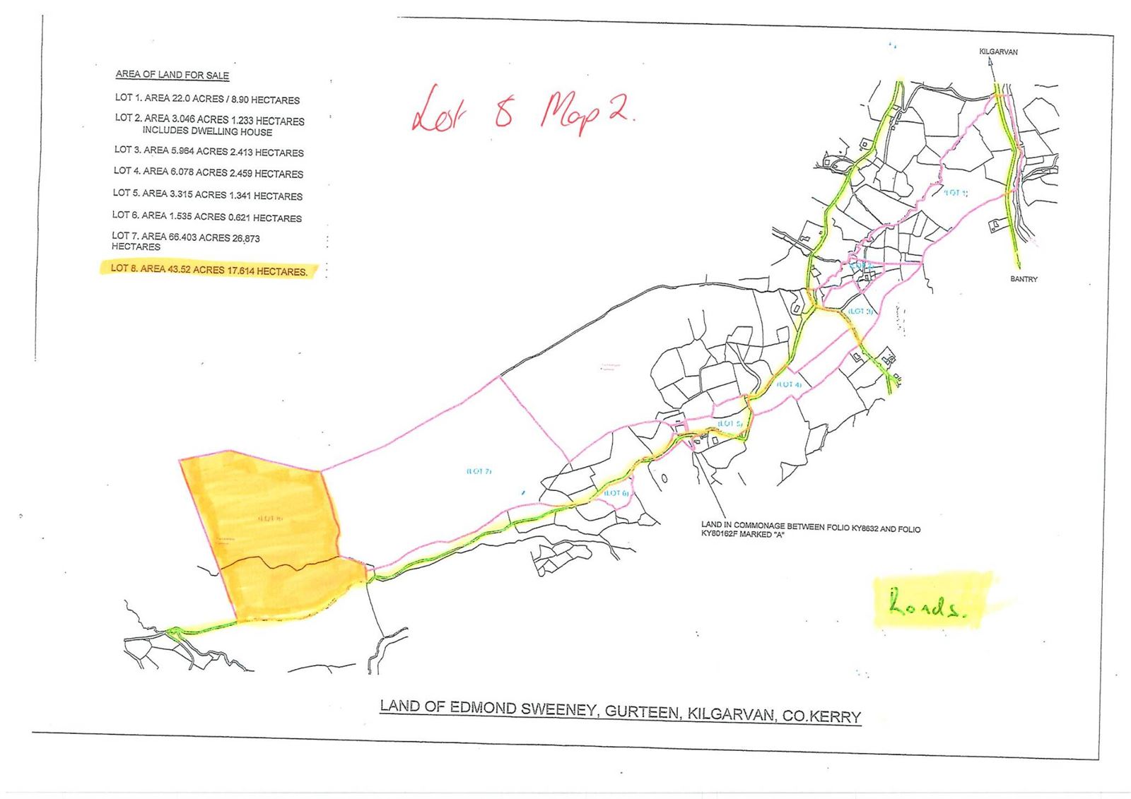 Lot 8, Gurteen, Kilgarvan, Co. Kerry Lot 8, Gurteen, Kilgarvan, Co. Kerry
