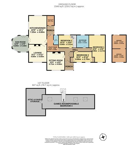 Floor plan — Coppanagh, Virginia, Cavan