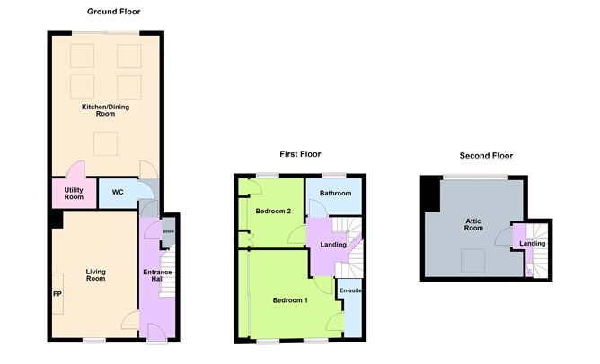 Floor plan — 6 Merton Avenue, South Circular Road, Dublin 8