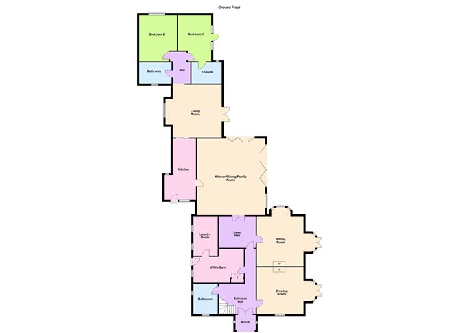 Floor plan — The Old Station Master's House, Dublin Road, Shankill, Dublin 18