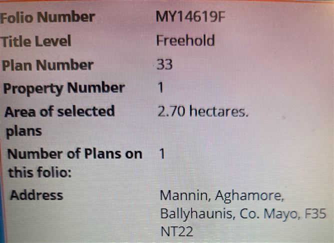 Mannin, Aghamore, Ballyhaunis, County Mayo