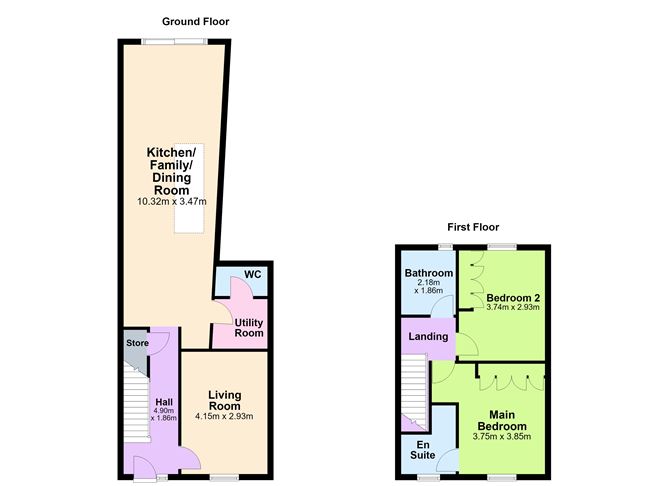 Floor plan — 56a Patrick Street, Dun Laoghaire, Co. Dublin