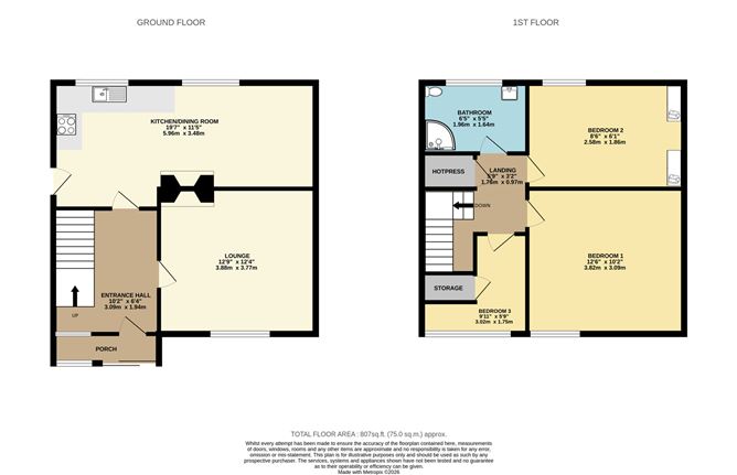 Floor plan — 13 Father McCullen Park, Kells, Co. Meath