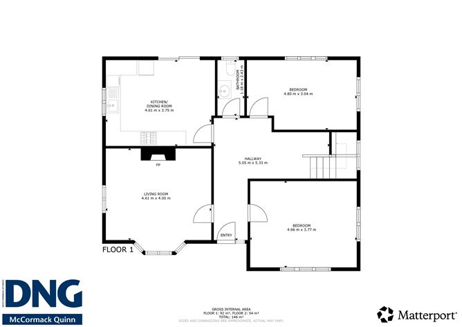 Floor plan — Mooncoin House, Ballygillane Big, Rosslare Harbour, Co. Wexford
