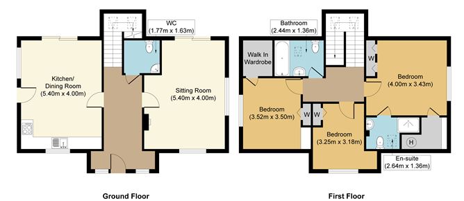 Floor plan — 14 Woodland Park, Cullyfad, Killoe, Co. Longford