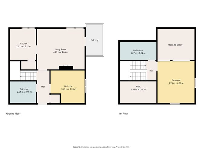Floor plan — 13 The Court, Robswall, Malahide, County Dublin