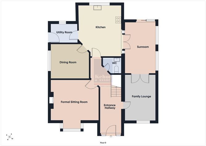Floor plan — "Holly Green", 17 The Cloisters, Castlebridge, Wexford