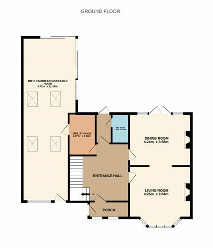 Floor plan — 70 Kimmage Road West, Kimmage, Dublin 12