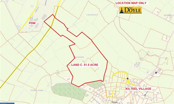 Land c. 51.5 Acres / 20.84 HA., Blackdown, Kilteel, Kildare