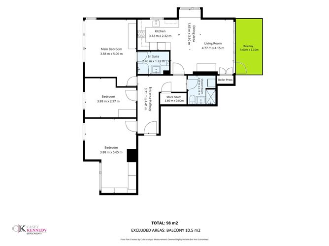 Floor plan — 52 The Oval, Tullyvale, Cabinteely, Dublin 18