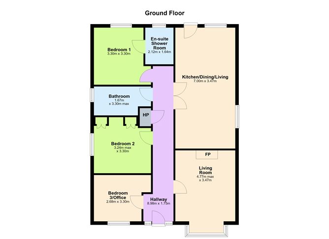 Floor plan — 18 High Meadows, Duleek, Meath