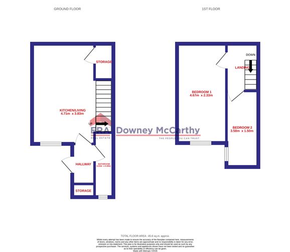 Floor plan — 98 White Oaks, Wilton, Cork