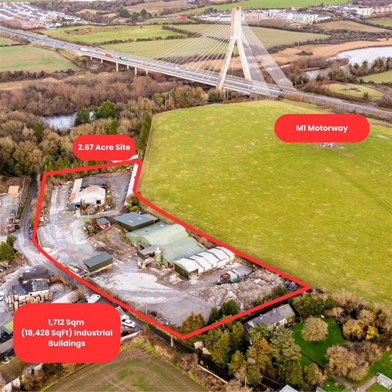 Industrial yard and buildings, Oldbridge, Drogheda, Louth