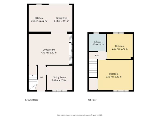 Floor plan — 214 Clonard Road, Crumlin, Dublin 12