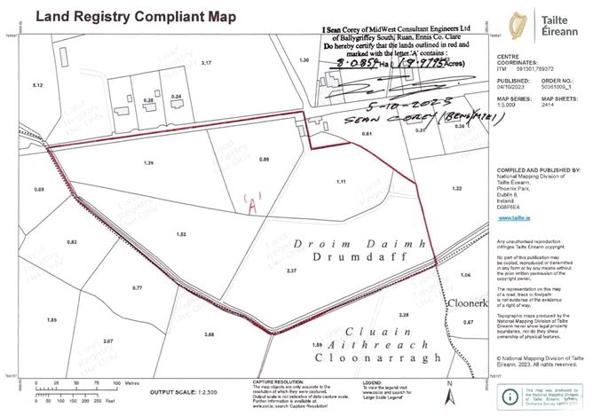 Land At Drumdaff, Kilrooskey, Roscommon, Co. Roscommon.
