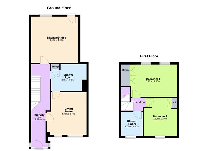 Floor plan — 298 Ballsgrove, Drogheda, Louth