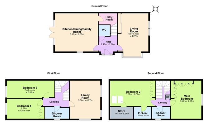Floor plan — 2 Brickfield Way, Honey Park, Dun Laoghaire, Co. Dublin