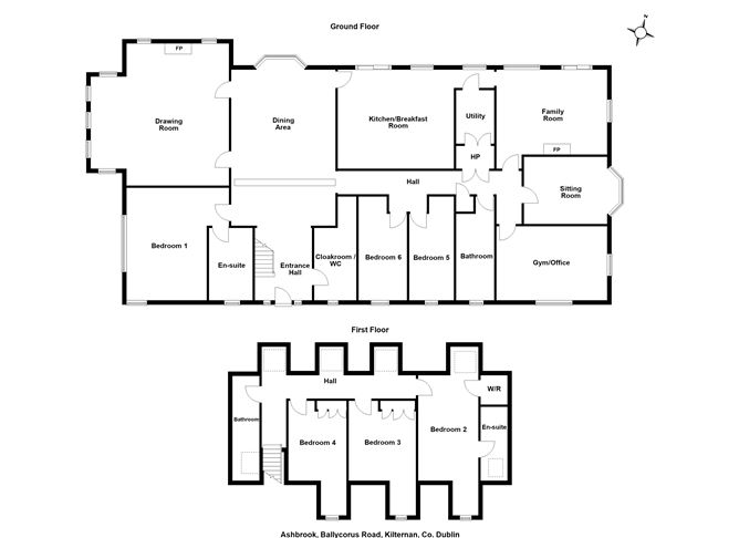Floor plan — Ashbrook, Ballycorus Road, Kilternan, Co. Dublin