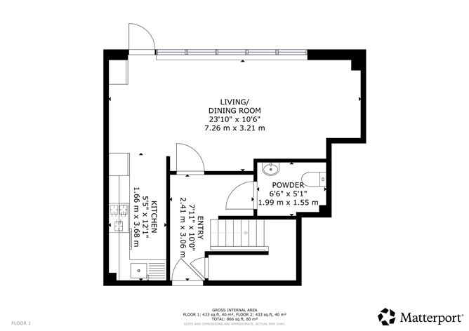 Floor plan — 54 Barnwall Court, Balbriggan, County Dublin