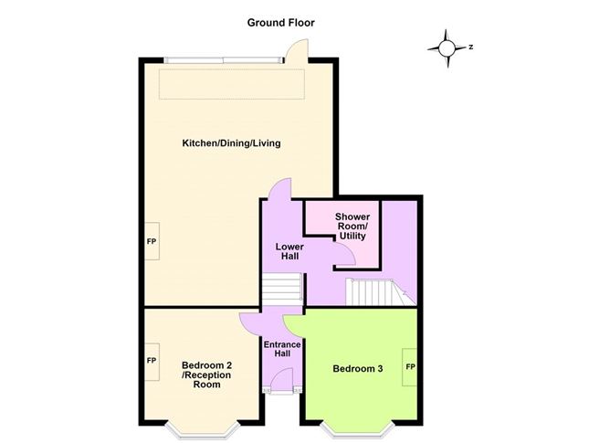 Floor plan — Cove Villa, 1A Lower Albert Road, Sandycove, Co. Dublin