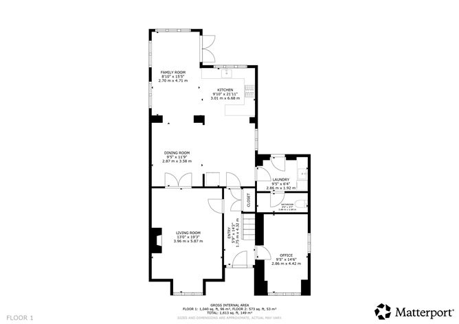 Floor plan — 31 The Maples (plus LARGE KITCHEN EXTENSION), Bettystown, Meath