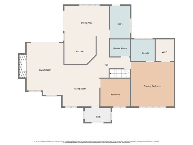 Floor plan — Swift Cottage, Staplestown, Murrintown, Co. Wexford