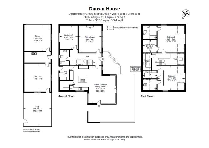 Floor plan — Dunvar House, Leatmore, Ballyheerin, Letterkenny, Co. Donegal