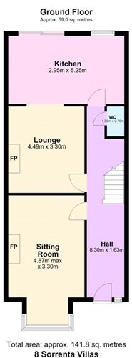 Floor plan — 8 Sorrenta Villas, Old Blackrock Road, Cork