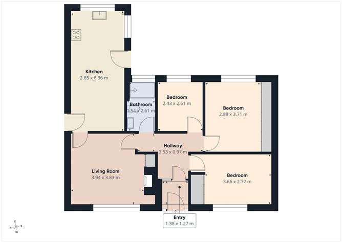 Floor plan — 13 St Patricks Park, Donabate, Dublin