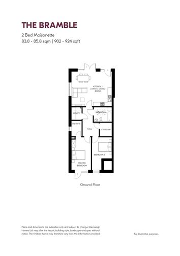 Floor plan — The Bramble, Bennetstown, Dunboyne, Meath