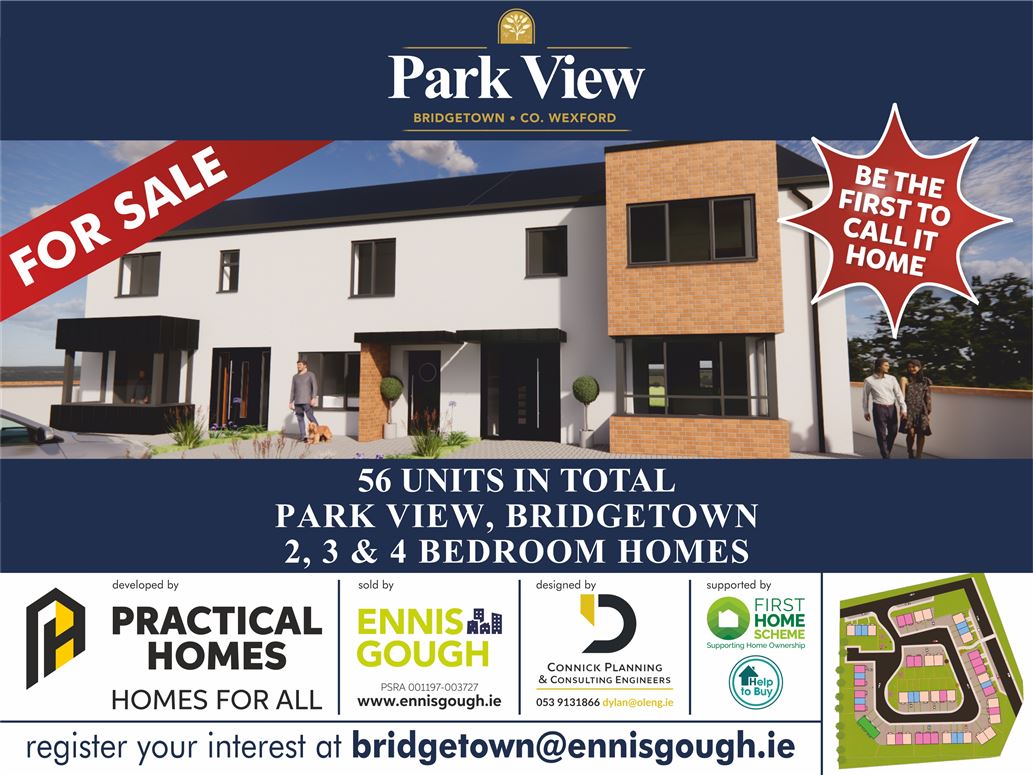 4 Bed Homes - Park View, Bridgetown, Wexford