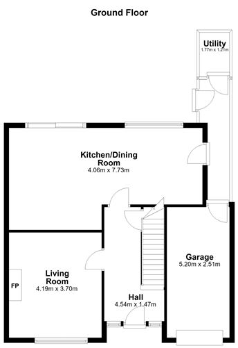 Floor plan — 75 Larchfield Road, Goatstown, Dublin 14