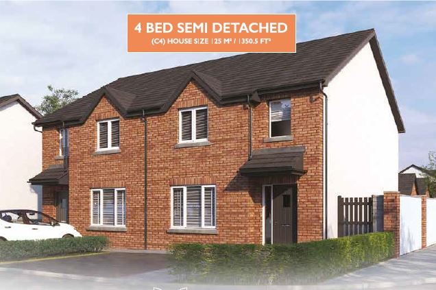 4 Bed Semi-Detached (C4), Hearthfield, Mount Avenue, Dundalk, Co. Louth