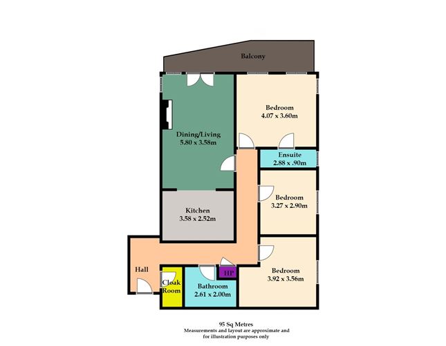 6 Ledwidge Hall Apartment, Slane, Co. Meath