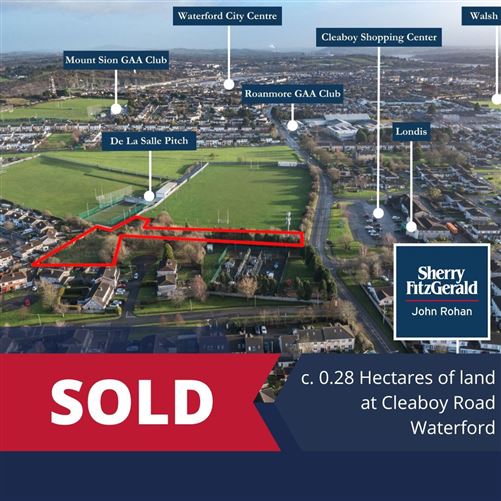 0.28 Hectares Of Land, At Cleaboy Road, Waterford