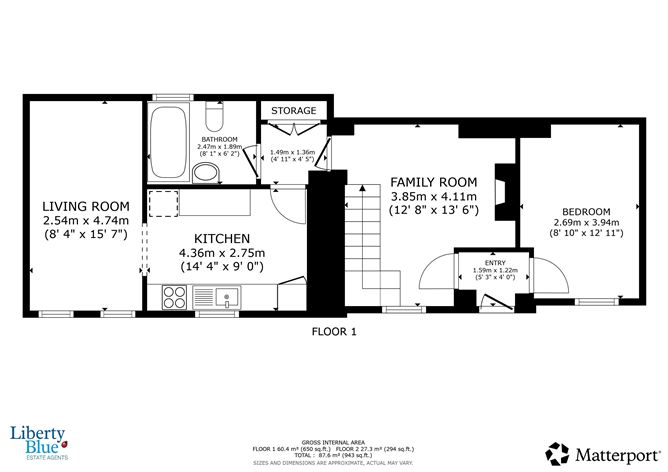 Floor plan — Molum, , Kilmacow, Kilkenny